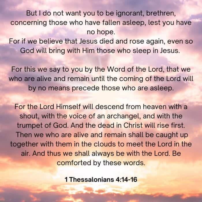 1Thessalonians4:14-16